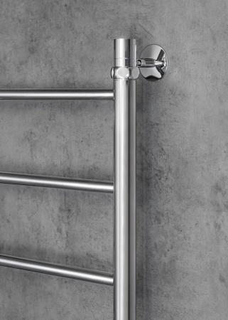 Полотенцесушитель водяной Chromix Glarus 40x80 П6 Cr с боковым подключением на 500