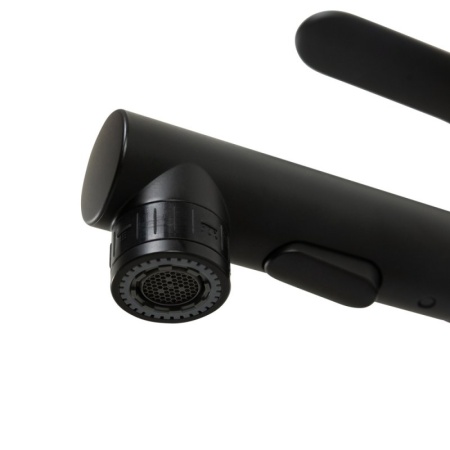 Смеситель для раковины с выдвижным изливом BelBagno BB-LVMD-NERO-W0