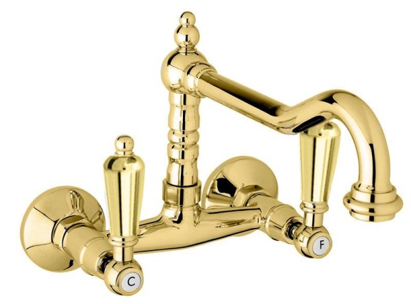 Кухонный смеситель настенного монтажа Cezares FIRST-LLP-03/24-M