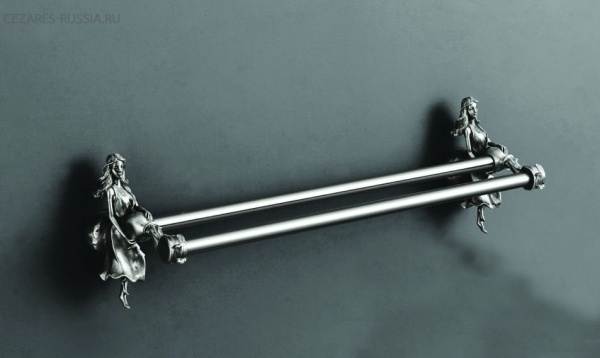 Полотенцедержатель двойной подвесной 60 см. ART&MAX AM-0618-B Полотенцедержатель двойной подвесной 60 см. ART&MAX AM-0618-B