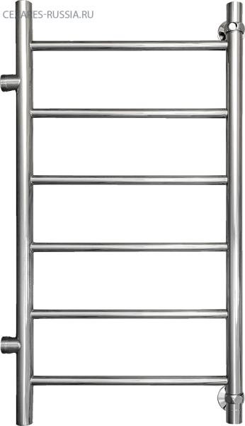 Полотенцесушитель водяной Chromix Glarus 40x80 П6 Cr с боковым подключением на 500 Полотенцесушитель водяной Chromix Glarus 40x80 П6 Cr с боковым подключением на 500