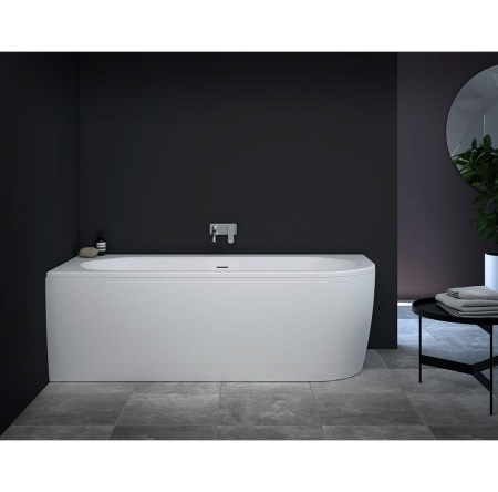 Акриловая ванна CEZARES SLIM CORNER-180-80-60-L-W37-SET