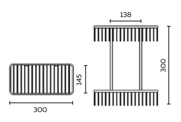 Полка для ванной AltroBagno B 082602 Cr