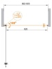 Душевая дверь CEZARES ECO-O-B-1-70-C-Cr Душевая дверь CEZARES ECO-O-B-1-70-C-Cr