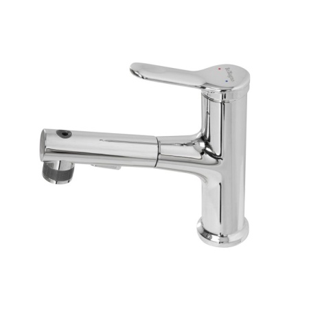 Смеситель для раковины с выдвижным изливом BelBagno BB-LVMD-NERO-W0