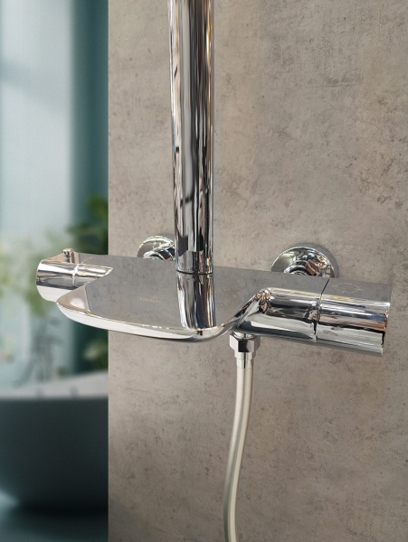 Душевая система с термостатом AltroBagno Aperto 030409 Cr