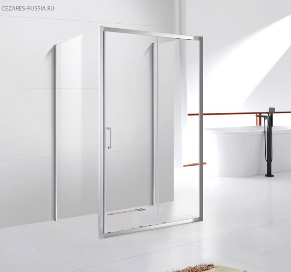 Душевой уголок CEZARES MOLVENO-AH-12 MOLVENO-AH-12-160/80-P-Cr