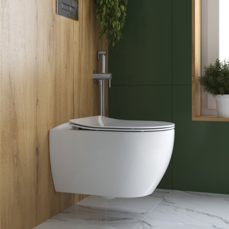 Чаша подвесного унитаза безободкового CEZARES COMFORT CZR-191-TH Чаша подвесного унитаза безободкового CEZARES COMFORT CZR-191-TH