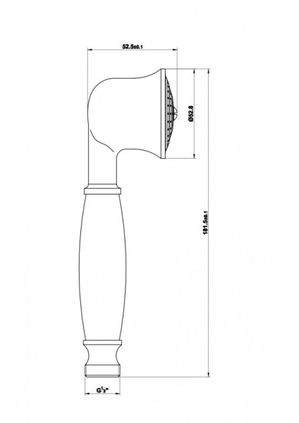 Ручной душ Cezares CZR-D1FC2-02-M