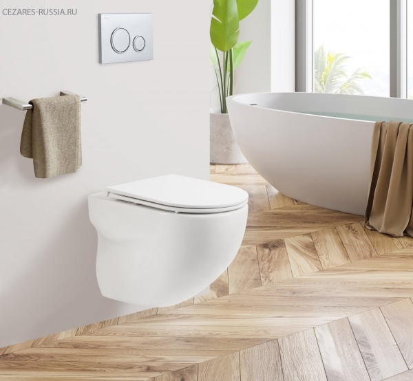 Чаша подвесного унитаза BelBagno ONDA BB066CHR Чаша подвесного унитаза BelBagno ONDA BB066CHR