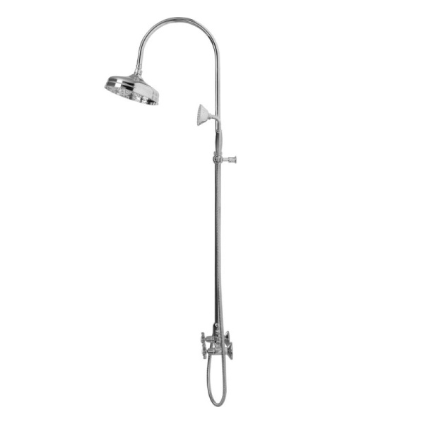 Душевая стойка со смесителем, верхним и ручным душем Cezares LORD-CD-03/24-M Душевая стойка со смесителем, верхним и ручным душем Cezares LORD-CD-03/24-M