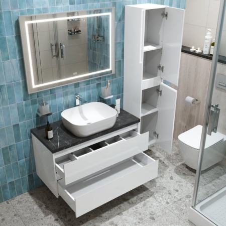 Столешница из керамогранита BelBagno KEP-100-BO-W0 Bianco Opaco