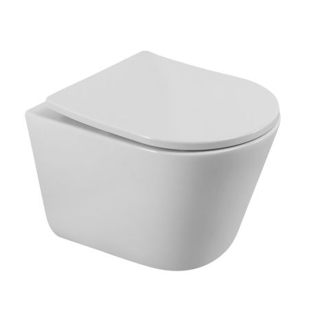 Чаша подвесного безободкового унитаза Belbagno со смывом TORNADO BelBagno FLAY-TOR BB053CH-TOR-FC Чаша подвесного безободкового унитаза Belbagno со смывом TORNADO BelBagno FLAY-TOR BB053CH-TOR-FC