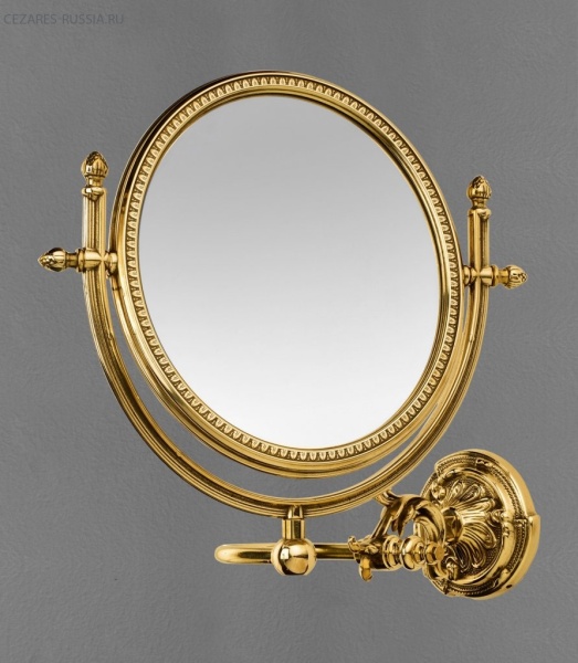 Зеркало увеличительное двустороннее подвесное, 10х33х18 см ART&MAX AM-2109-Cr