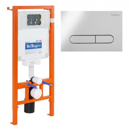 Кнопка смыва BelBagno SFERA BB016-SR-CHROME.M, цвет-хром матовый