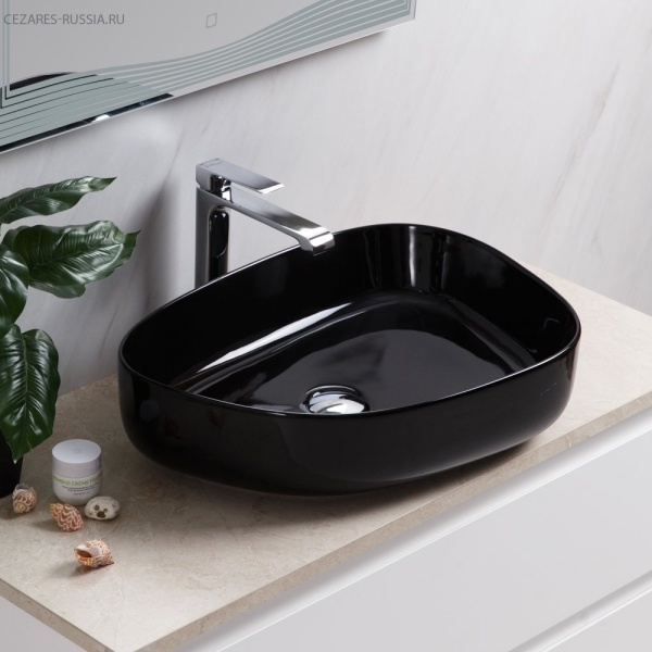 Накладная раковина BelBagno BB1435-NERO Накладная раковина BelBagno BB1435-NERO