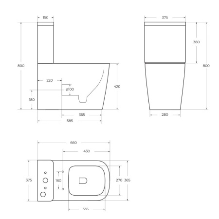 Бачок BelBagno ALBANO BB120T Бачок BelBagno ALBANO BB120T