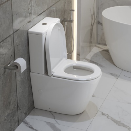 Чаша напольного унитаза со смывом TORNADO BelBagno FLAY-R BB2149CP-TOR Чаша напольного унитаза со смывом TORNADO BelBagno FLAY-R BB2149CP-TOR