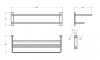 Полка для полотенец CEZARES MAXIMA CZR-F-8910