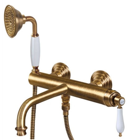 Смеситель для ванны и душа однорычажный в комплекте с ручным душем Cezares APHRODITE-VDM-01-Bi