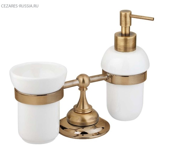 Стакан и диспенсер настольные Cezares APHRODITE-TDTP-03/24