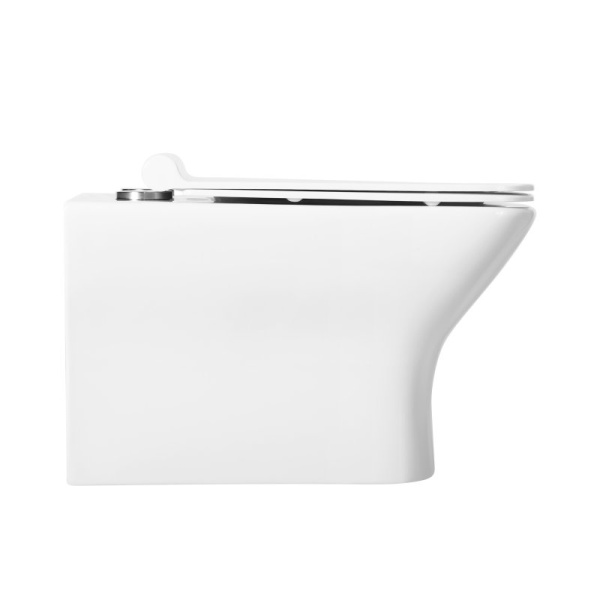 Унитаз подвесной безободковый BelBagno BB248CHR-SM Унитаз подвесной безободковый BelBagno BB248CHR-SM