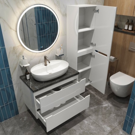 Столешница из керамогранита BelBagno KEP-100-BO-W0 Bianco Opaco
