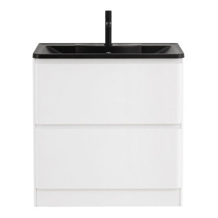 Раковина из искусственного камня BelBagno BB1000/455-LV-ART-ALR-NERO, чёрная матовая