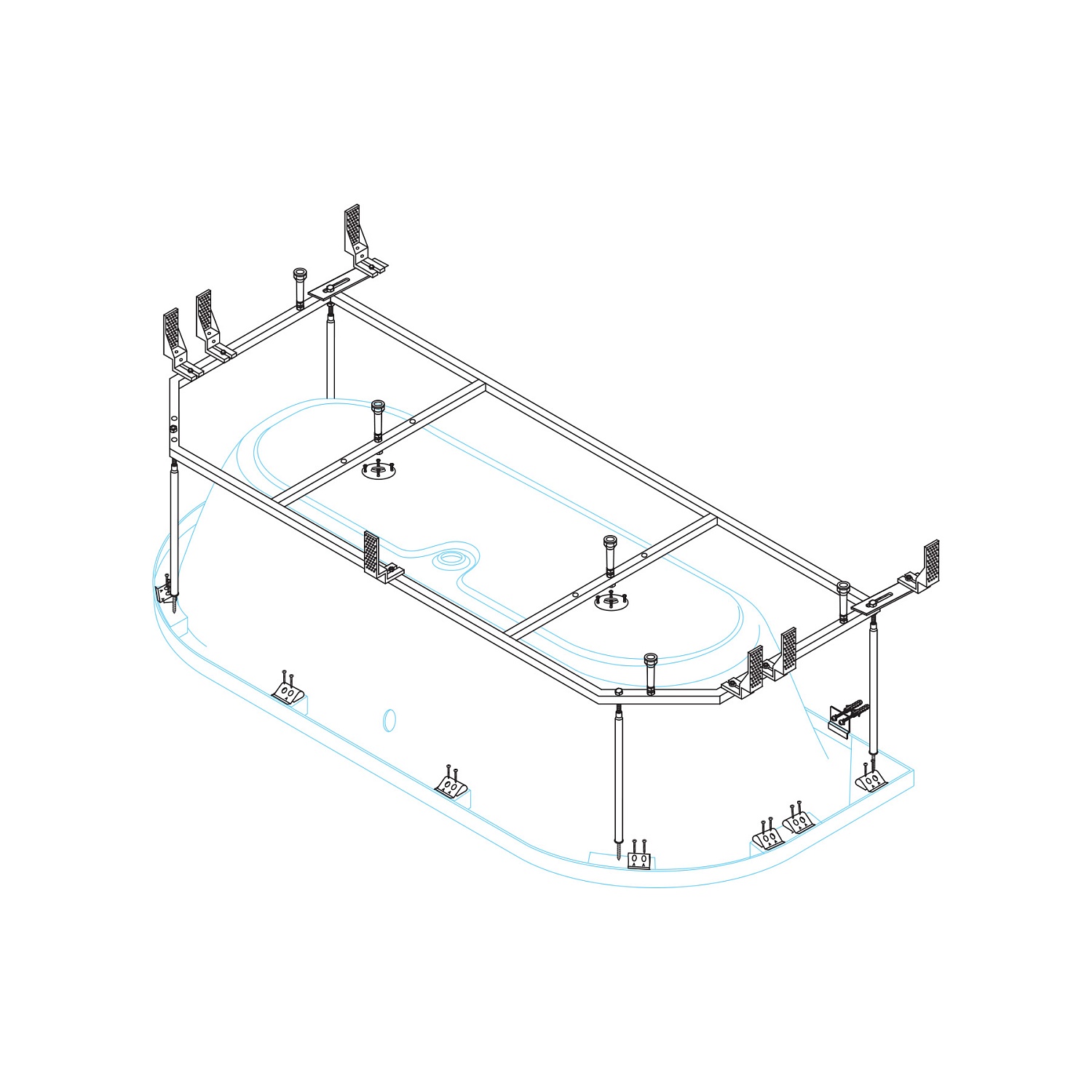 Металлический каркас CEZARES METAURO-MF Металлический каркас CEZARES METAURO-MF