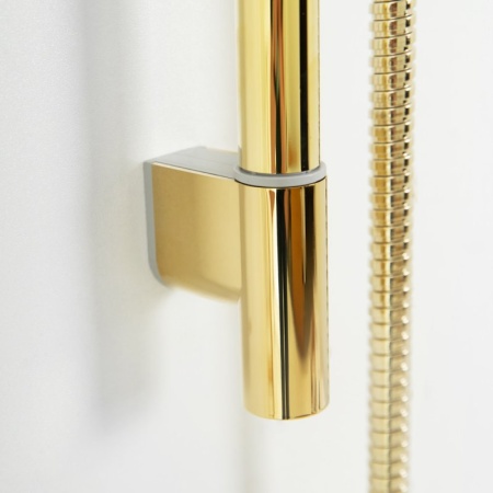 Душевая штанга с подвижным держателем для душа Cezares UNO-SAL-ORO