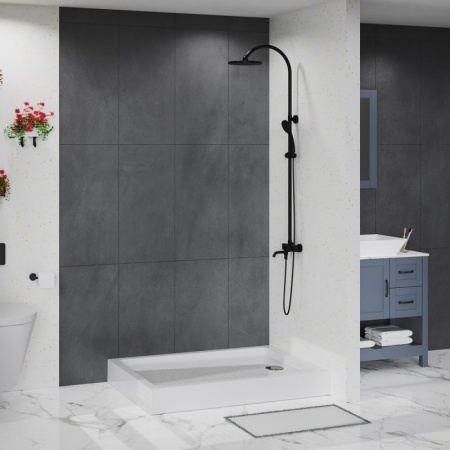 Акриловый поддон BelBagno TRAY-BB-AH-120/100-15-W