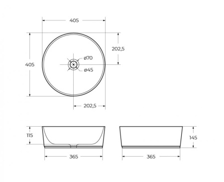 Донный клапан без перелива CEZARES CZR-SC-01