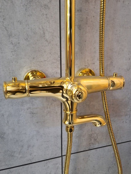 Душевая система с термостатом AltroBagno Beatrice 030404 Or