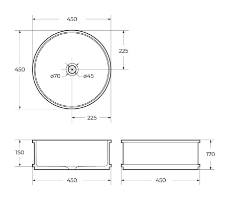 Донный клапан CEZARES CZR-SC-Bi