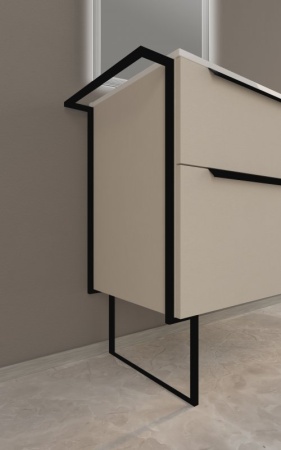 Колонна подвесная с одной распашной дверцей и выдвижным ящиком, 35x32x150 Cezares 55183