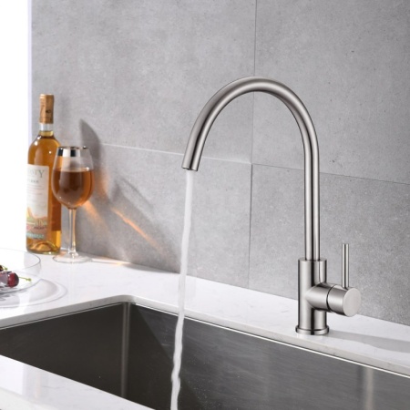 Смеситель для кухни, нержавеющая сталь Cezares ARM-LAM-IN