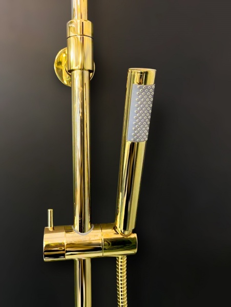 Душевая система с термостатом AltroBagno Costanza 0302 Or Душевая система с термостатом AltroBagno Costanza 0302 Or