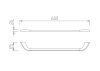 Полотенцедержатель CEZARES LINER-TH-60-GM