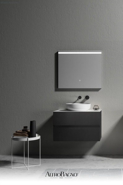 Тумба с раковиной AltroBagno Calabria 800 Matte black Тумба с раковиной AltroBagno Calabria 800 Matte black