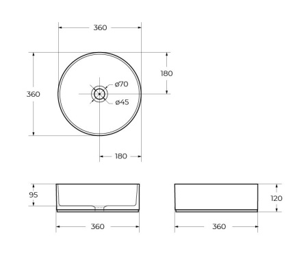 Донный клапан CEZARES CZR-SC-Bi