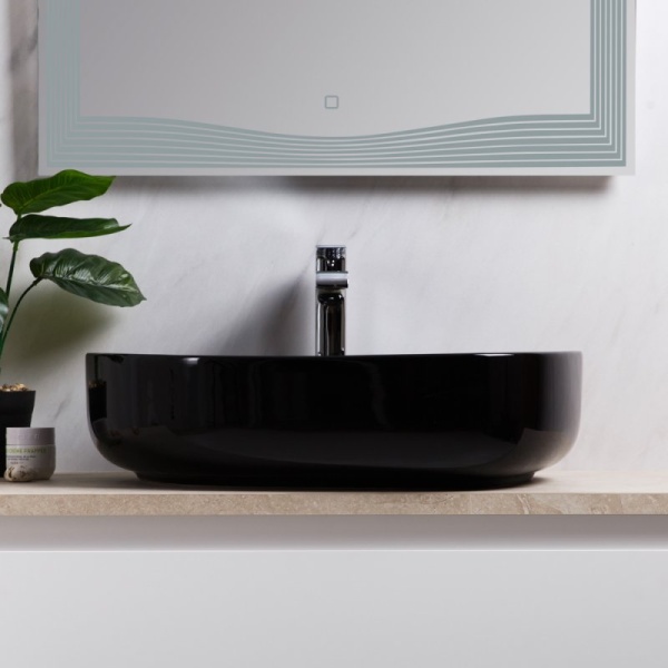 Накладная раковина BelBagno BB1435-NERO Накладная раковина BelBagno BB1435-NERO