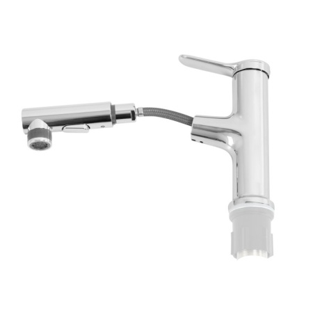 Смеситель для раковины с выдвижным изливом BelBagno BB-LVMD-NERO-W0