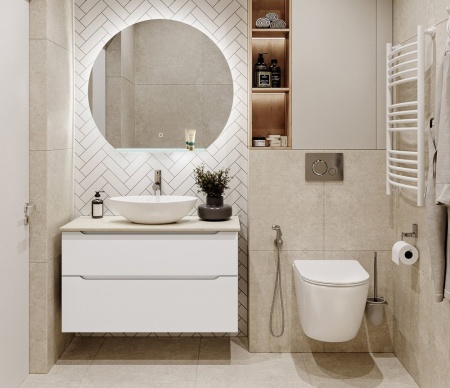 Столешница из керамогранита BelBagno KEP-100-BO-W0 Bianco Opaco