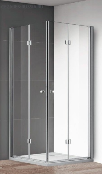 Душевой уголок CEZARES ECO-O-ASH-2-90/100-C-Cr