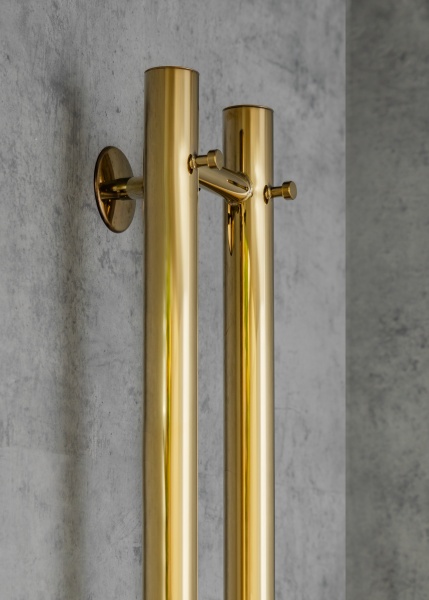 Полотенцесушитель электрический Chromix Kassel 10x120 П3 GI с сухим тэном с крючками Полотенцесушитель электрический Chromix Kassel 10x120 П3 GI с сухим тэном с крючками