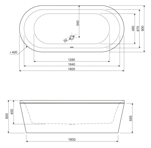 Панель для акриловой ванны Cezares METAURO-Central-180-SCR