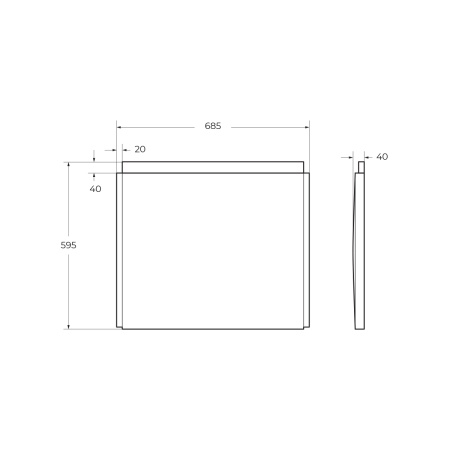 Боковая панель для акриловой ванны с крепежом CEZARES EMP-F-70-SP-W37 Боковая панель для акриловой ванны с крепежом CEZARES EMP-F-70-SP-W37