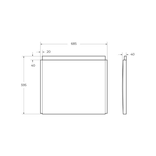 Боковая панель для акриловой ванны с крепежом CEZARES EMP-F-70-SP-W37 Боковая панель для акриловой ванны с крепежом CEZARES EMP-F-70-SP-W37