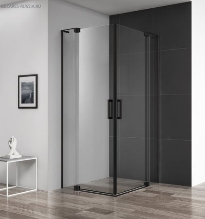 Душевой уголок CEZARES SLIDER-AH-2-70/80-90/100-GRIGIO-Cr