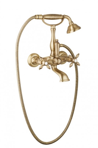 Смеситель для ванны с ручным душем Cezares NOSTALGIA-VD-NLC